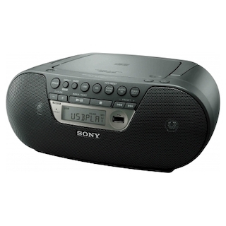 Аудиомагнитола Sony ZS-PS30CP черный