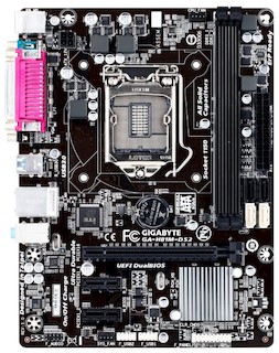 Материнская плата Gigabyte GA-H81M-DS2 Socket-1150 Intel H81 DDR3 mATX AC`97 8ch(7.1) GbLAN SATA3 VGA+COM+LPT BULK