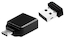 Флеш Диск Verbatim 8Gb STORE N GO Nano OTG 49820 USB2.0 черный with Micro USB Adapter