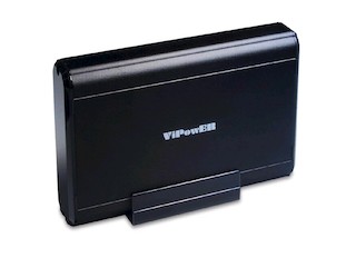 Внешний корпус ViPowER VPAS-35018P usb2.0 to 3.5"hdd SATA алюмин, черный
