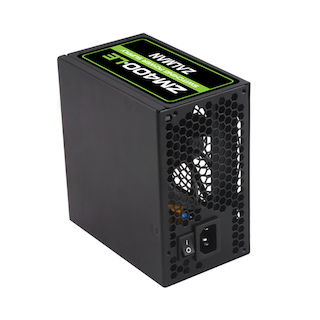 Блок питания 400 Вт Zalman (ZM400-LE) ATX 2.3, 120mm Fan, 3x HDD + 4x SATA + 2x PCI-E, black, RTL