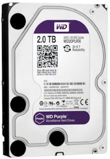 Жесткий диск WD Original SATA-III 2Tb WD20PURX Purple 64Mb 3.5"