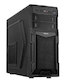 Корпус Accord A-34B черный w/o PSU ATX 1*120mm fan 2*USB2.0 2*USB3.0 audio