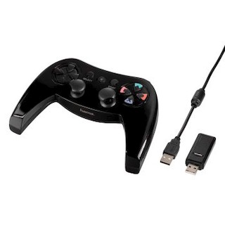 Контроллер Hama H-115411 Combat Bow для PS3 аналог. 19 кнопок беспров. (до 15 м) черн