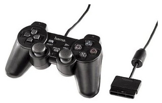 Контроллер Hama H-39962 Black Force для PlayStation 2 на USB черный