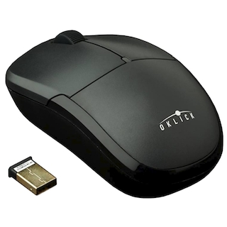 Беспроводная мышь Oklick 575SW+ черный (600/1000/1600dpi) USB (3кнопки)
