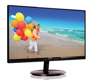 Монитор Philips 21.5" 224E5QSB (00/01) Black Cherry AH- IPS LED 5ms 16:9 DVI 20M:1 250cd