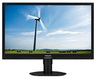 Монитор Philips 22" 220S4LCB (00/01) Black TN 5ms 16:10 DVI 20M:1 250cd