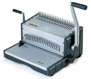 Переплетчик Office Kit B2130 A4/перф.30л.сшив./макс.500л./пластик.пруж. (4.5-51мм)