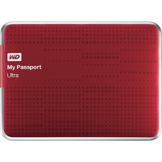 Жесткий диск WD Original USB 3.0 1Tb WDBJNZ0010BRD-EEUE My Passport Ultra (5400rpm) 2.5" красный
