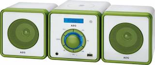 Микросистема Hi-Fi AEG MC 4455 белый/зеленый