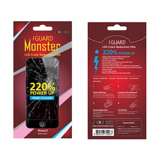 Защитная плёнка для iPhone 5 Neoneco iGuard Monster