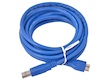 Кабель USB 3.0 Pro Gembird/Cablexpert CCP-mUSB3-AMBM-1, AM/microBM 9P, 30см, экран, синий, пакет