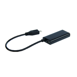 Кабель HDTV адаптер Gembird/Cablexpert A-MHL-003, Samsung->HDMI, 11pin->19pin пакет