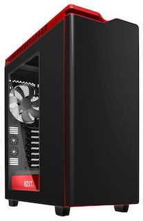 Корпус NZXT H440 черный w/o PSU ATX SECC 4*fan 2*USB2.0 2*USB3.0 audio HD screwless bott PSU