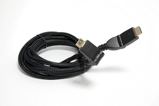 Кабель HDMI KRAULER v1.4  угловые разъёмы 90град., 24GOLD, 10м, блистер