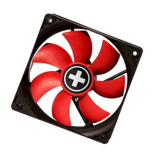 Вентилятор для корпуса Xilence COO-XPF92.R 92х25mm 12W 3+4pin red RTL