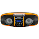 Аудиомагнитола Telefunken TF-SRP3402B черный/оранжевый