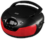 Аудиомагнитола Supra BB-CD120U красный/черный