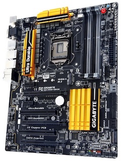 Материнская плата Gigabyte GA-Z97X-UD5H Socket-1150 Intel Z97 DDR3 ATX AC`97 8ch(7.1) GbLAN SATA3 RAID VGA+DVI+HDMI