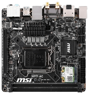 Материнская плата MSI H97I AC Socket-1150 Intel H97 DDR3 mini-ITX AC`97 8ch(7.1) GbLAN SATA3 RAID+DVI+HDMI+DP
