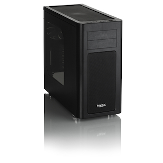 Корпус Fractal Design Core 1000 USB 3.0 черный w/o PSU mATX SECC 1*120mm fan USB2.0 USB3.0 audio