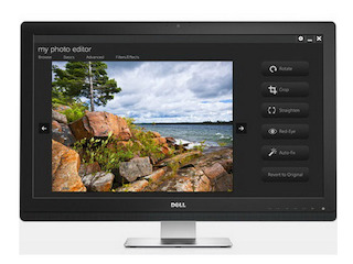 Монитор Dell 27" UZ2715H Black IPS LED 8ms 16:9 2xHDMI M/M Cam HAS Pivot 1000:1 270cd 178гр 178гр