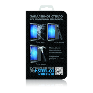 Защитное стекло DF для HTC One (M8) hSteel-01