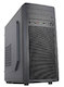 Корпус Accord M-02B черный w/o PSU mATX 2*USB2.0 audio