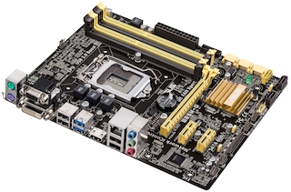 Материнская плата Asus B85M-G/SI Socket-1150 Intel B85 DDR3 mATX AC`97 8ch(7.1) GbLAN SATA3 VGA+DVI+HDMI BULK