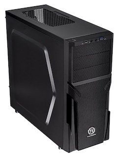 Корпус Thermaltake H21 Versa CA-1B2-00M1NN-00 черный w/o PSU ATX SECC 1*120mm fan USB2.0 USB3.0 audio HD screwless bott PSU