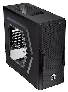 Корпус Thermaltake H22 Versa CA-1B3-00M1NN-00 черный w/o PSU ATX SECC 1*120mm fan USB2.0 USB3.0 audio HD screwless bott PSU