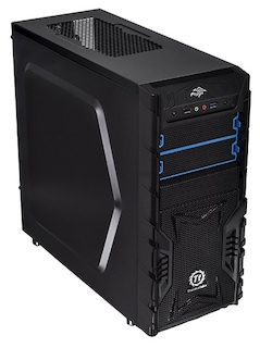 Корпус Thermaltake H23 Versa CA-1B1-00M1NN-01 черный w/o PSU ATX SECC 1*120mm fan USB2.0 USB3.0 audio HD screwless bott PSU