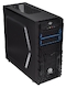 Корпус Thermaltake H23 Versa CA-1B1-00M1NN-01 черный w/o PSU ATX SECC 1*120mm fan USB2.0 USB3.0 audio HD screwless bott PSU
