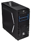Корпус Thermaltake H23 Versa CA-1B1-00M1NN-01 черный w/o PSU ATX SECC 1*120mm fan USB2.0 USB3.0 audio HD screwless bott PSU