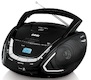 Аудиомагнитола BBK BX190U черный металлик