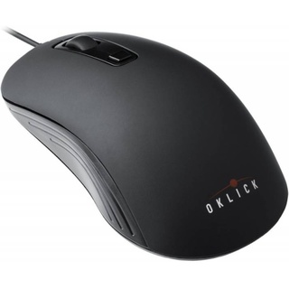 Мышь Oklick 155M черный оптическая (1600dpi) USB (4but)