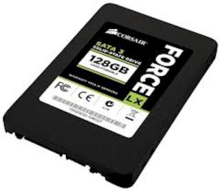 Накопитель SSD SATA III 128Gb Corsair CSSD-F128GBLX Force Series LX w150Mb/s r560Mb/s 2.5