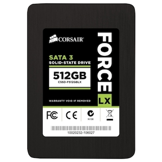 Накопитель SSD SATA III 512Gb Corsair CSSD-F512GBLX Force Series LX w150Mb/s r560Mb/s 2.5