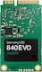 Накопитель SSD Samsung mSATA 120Gb MZ-MTE120BW 840 EVO Msata 2.5" w330Mb/s