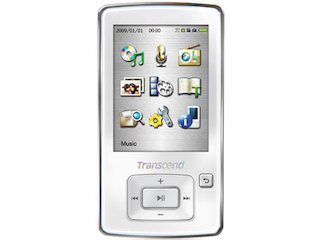 Плеер Flash Transcend T.Sonic 870 8Gb белый (TS8GMP870W)
