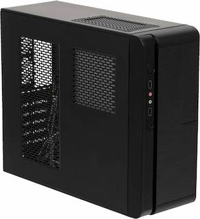 Корпус LinkWorld VC-0401 черный 350W mATX SECC 2*USB2.0 audio screwless desktop